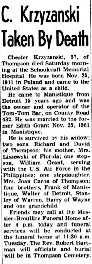Lindas Bread Box (Tom-Tom Bar) - Feb 10 1969 Former Operator Passes Away (newer photo)